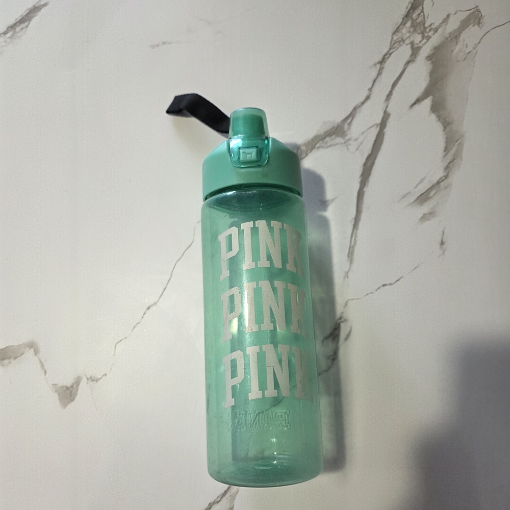 PINK Victoria's Secret Teal Water Bottle